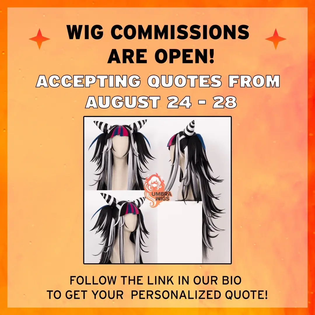 Let us bring your dream cosplay to life💕 #wigcommission #wigstyling #wigmaking