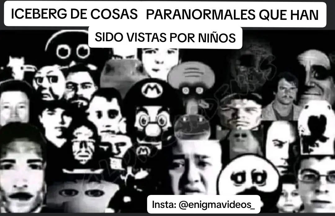 ICEBERG DE COSAS PARANORMALES VISTAS POR NIÑOS 😱😵 | Recopilación de imágenes dónde personas cuentan la historia de terror más inquietante y perturbadora que ha experimentado con niños. Causa bastante horror y miedo estás historias o relatos de terror 💀😵 #miedoyterror #terror #inquietante #videosdeterror #horrortok 