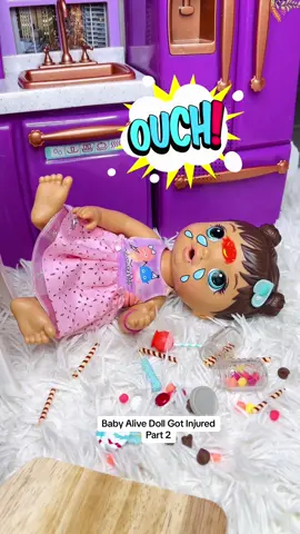 Baby Alive Doll Got Injured Part 2 #babyalive