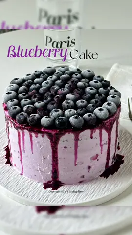 Blueberry cheesecake, good looking and delicious#Cake #tiktok #cooking #dessert #douyin #bread 