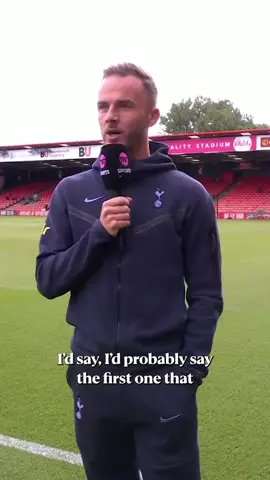 James Maddison picks out Cristiano Romero as the Spurs team-mate who's impressed him the most 🤝 #thfc #tottenham #cristianromero #coys #romero #spurs 