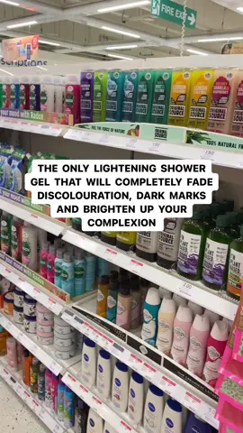 The only lightening shower gel that will completely fade discolouration, dark Marks and brighten up your complexion!! #skincare #showertok #showerroutine #showergel #bodycare #LearnOnTikTok #fyp #foryou #skincaretok #bodycaretips #SkinCare101 #BeautyTok #skincaraddict #clearskin 
