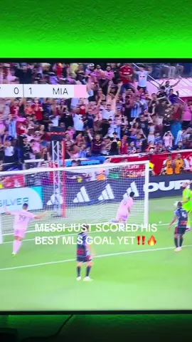 BESIDES THE FREE KICKS, THIS IS THE NICEST MESSI GOAL AT INTER MIAMI SO FAR‼️🔥😱 #messi #intermiami #MLS #lionelmessi #miami #football #Soccer #foryou #fyp #messigoal 