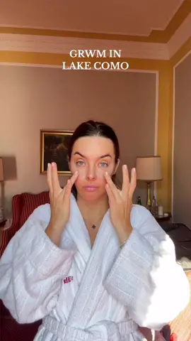 my makeup routine on repeat !! #grwm #lakecomo #vacationmakeup 