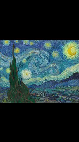 Noite estrelada, Van Gogh 🌟 No vídeo, você pode ver os detalhes de 