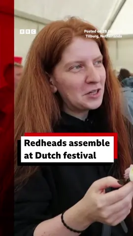 Fun fact: the festival was founded in 2005 by a blonde guy 😳 #Ginger #Hair #Redhead #RedheadDays #Netherlands #Dutch #Tilburg #BBCNews