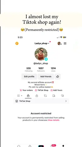 Permanently Restricted💔 Here's how i managed to bring back my tiktok shop from getting permanently restricted! #permanentlyrestricted #permanentlyrestrictedtiktokshop #permanentlyrestrictedfix #permanentlyrestrictedsolution #foryou #fyp #affilaitemarketing 