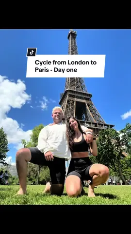 Cycling from London to Paris -  Day One  100km and 1000m elevation 🚲  #cycling #cyclelondontoparis 