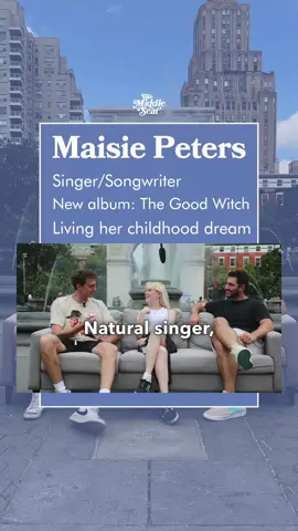 We’re big daisies now. Full interview available on Youtube at the link in our bio.  #maisiepeters #thegoodwitch #nyc #streetinterview #humansofnewyork #themiddleseat 