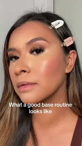 People ask me how my face always looks so flawless. I never mess around when im doing my base routine #baseroutine #MakeupRoutine #liquidmakeup #makeuphacks 
