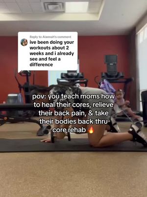 Replying to @Alannah 🫡🫡 did it on em!!! #postpartumworkout #momtok #motherhood #Fitness #postpartumbody  