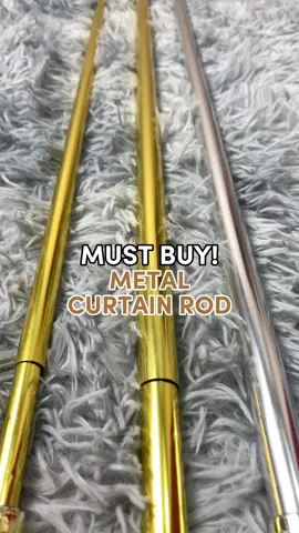 The Ideal Metal Curtain Rods for your gorgeous curtains! #curtainrod #metalrods #metalcurtainrod #tiktokbudolfindsph #fyp 