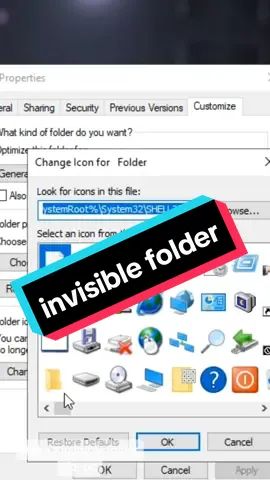 invisible folder for pc | Hidden file | #10k+followers❤️ #tipsandtricks #new #cupcut #pc #trending #foryou #foryoupage @FAIRY CRAFT @Nuwanka Production @Nuwanka Production @Nuwanka Production 