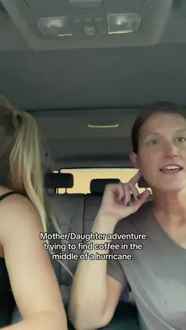 Well, it still ended successfully! @avery #hurricane #idalia #momanddaughter #vlogs #starbucks #7brew 