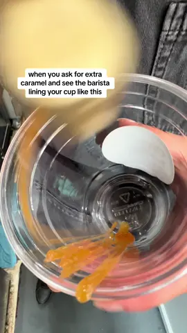 trained professionals 🫡 and we know you’ll still want more #baristatalk #caramel #barista #caramellatte #caramelmacchiato #caramelcoffee #coffeeshop #carameldrizzle #bizarrecoffee 