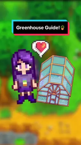 Here’s a quick guide to the greenhouse in Stardew Valley! #stardew #stardewtok #stardewvalley #stardewguide #stardewvalleytips #stardewvalleyfarmer #stardewfarmer #stardewguide #nintendoswitch 