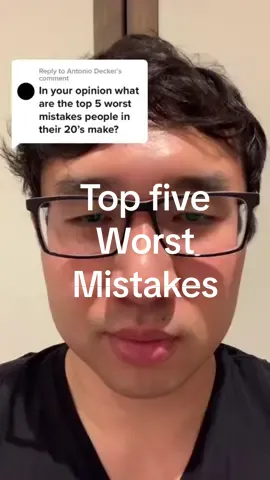 worst mistakes to make in your 20s
