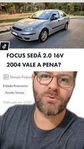 Ford Focus sedã 2.0 16v manual 2004 com 200 mil km rodados. Será que é uma boa opção? #lucasfaccina #instagram #tiktok #carros 