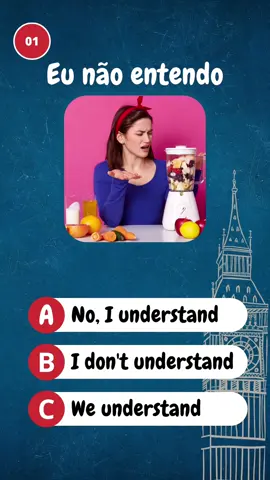 🎯 QUIZ 3 - INGLÊS PARA INICIANTES! #inglesnapratica #quizinglês #dicasinglês #inglesquiz