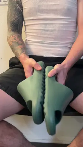 Upgrading his stride. 🤣 #boyfriends #boyfriendslides #menslippers #livestream #livestreamsales #lgbt #footwearfashion #fashiontrends2023 #womenempowerment #foryou #tiktokshopusa #affordablefashion #loungewear #belovely #styleessentials #comfyshoes #yezzyslides 