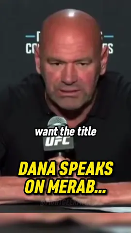 Dana White briefly spoke on Aljamain Sterling and Merab Dvalishvili being friends… 👀 #UFC #danawhite #fyp 