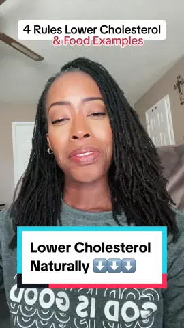 How to lower cholesterol naturally? This one is for you! Cholesterol & LDL are labs that you can have some success with when you change your diet. My husband was able to reverse his LDL ⬇️ QUICKLY, with some changes.  Remember that if you are taking cholesterol medication because you have had a recent stroke or hesrt attack, please adhere to your regimen. With diet change you may be able to be weaned off. *Some of these principle may not REVERSE levels if you have an UNCOMMON genetic disorder Familial Hypercholerolemia or similar genetic disorders. But it is still proven to have better outcomes. Check out my Gram for more material as always! #healthy #eatthisnotthat #diet #healing #cholesterol #naturalhealing #alternativemedicine #healthcoach #healthtips #LearnOnTikTok #wellness #weightloss #trending #viral #supplements #houston #locs #greenscreen 