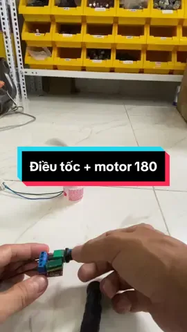Test motor 180 siêu mạnh + điều tốc 