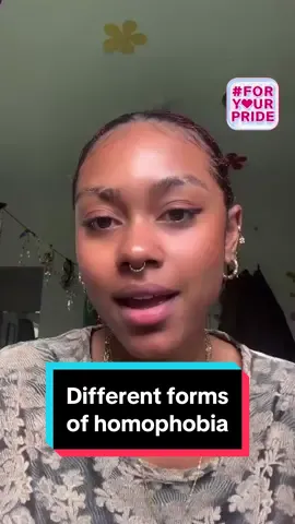 Homophobia comes in many forms, @ssolana explains in this #TikTokUnpacks 🏳️‍🌈 #ForYouPage 