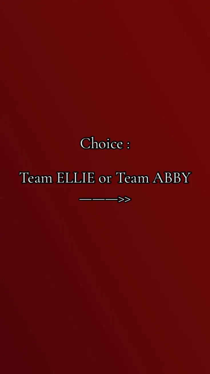 I’m team Ellie/joel because I love them (But I love Abby too without her friends) #tlou2 #fyp #pourtoi #elliewilliams #abbyanderson 