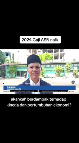 2024 Presiden Jokowi akan menaikkan Gaji ASN  Selamat kepada sahabat-sahabat ASN, mari tingkatkan produktifitas untuk menopang pertumbuhan ekonomi. #asn #gaji #fyp #tiktok #gaji 