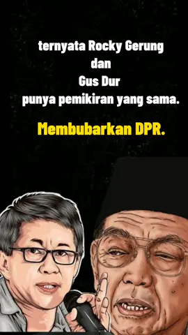 Real bapak Demokrasi. #rockygerung  #gusdur  #bapakdemokrasi  #pejuangdemokrasi  #indonesia  #fyp 