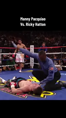 SECOND ROUND KO BY MANNY PACQUIAO AGAINST RICKY HATTON!! #mannypacquiao #rickyhatton #boxing🥊 