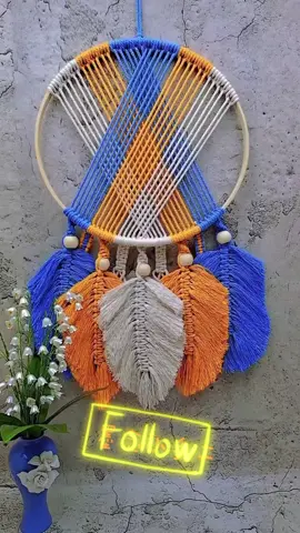 Crochet DreamCatcher. #crochettutorial #dreamcatcher #handmade #crafted #DIY #crochetdreamcatcher #tutorial #pendant #gift