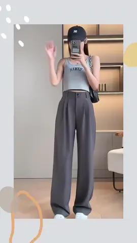 Quần ống suông nữ 2 khuy lưng cạp cao to chất vải tuyết mưa Dày dặn xinh xắn tôn dáng Cho nàng ##quanongsuongcapcao##quantaynu##quanongrong##xuhuong##phoidoxinh##fyp##goclamdep