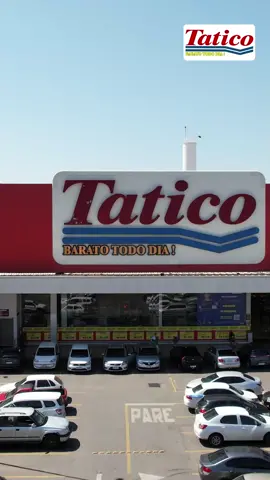Te esperamos em uma de nossas 6 lojas espalhadas em Goiânia e Aparecida de Goiânia. Aqui você tem a garantia do barato todo dia. 😉 Vem pro TATICO ❤️💙