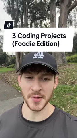 3 Coding Projects for foodies! #Tech #softwareengineer #computerscience #coding #programming