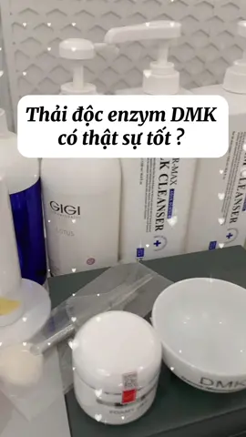 Liệu pháp emzym trẻ hoá da, thải độc sạch sâu, Thông thoáng da , da giãn mao mạch nên dùng em này sẽ tốt phục hồi da 🥰 #dmk #enzym #thaidoc 
