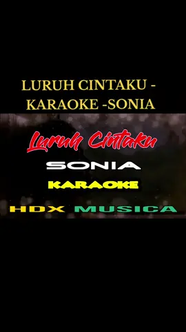 LURUH CINTAKU - KARAOKE -SONIA #luruhcintaku #karaoke #hdxmusica #pyp 