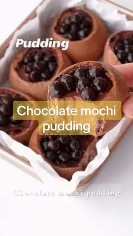 Chocolate mochi pudding You just say, whether it is delicious or not?😍 #puff #pudding #chocolate #mochi #dessert #baking #fyp #foryou #foryourpage #bakery #EasyRecipes #food #homemade #Foodie #yummy #delicious #cooking #deliciousrecipes #easyfood #delish #goodfood #homebaker #deliciousrecipes #easyfood