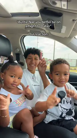 Yall know I cant stay away too long! ✈️💙 #auntienae #auntiesoftiktok #familytime #auntielife 