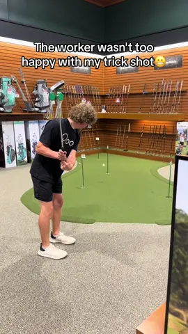 I made this first try😆 #golf #golftiktok #worker 