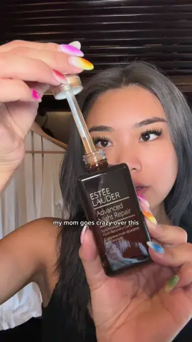 #ad My mom and my aunties would always bring this @esteelauder Advanced Night Repair Serum whenever Skincare comes up in their conversation and I finally know why! #WakeUpReady #AdvancedNightRepair #Skincare #EsteePartner