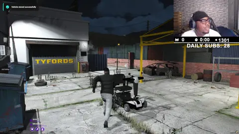 Best driver in the city has a disaster on the mobility scooter 😂🤣 #gta6 #GTARP #gta5 #atm #GTA #funny 