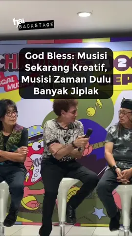 Menurut God Bless, musisi sekarang kreatif, beda sama musisi zaman dulu yang banyak jiplak #godbless 