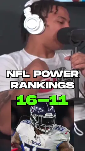 NFL Power Rankings 16-11