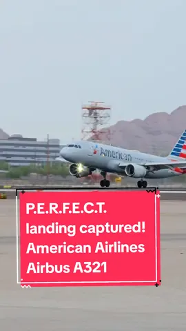 The PERFECT landing was captured! This American Airlines Airbus A321 and the pilot performing the landing executed the best landing I've ever seen. You decide and give me your vote. But I give this a 20/10..just perfection at Phoenix Sky Harbor on runway 26! #planespotter #aviationtiktok #fypp #watchthis #airbuslovers #a321 #aviators #pilots #aviationlovers #avgeeks #aviation4u #aviationdaily #planespotting #skyharbor #airbus321 #ramper 