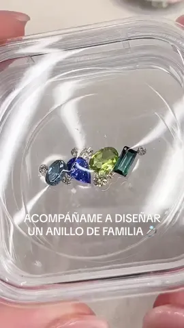 Diseña un anillo de familia conmigo 🫶 #joyeriamexicana #diseñodejoyas #anillodefamilia 