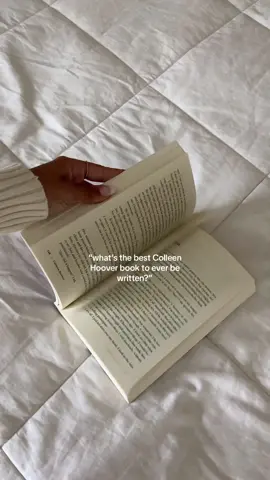 the best colleen hoover book 🫶🏻 #books #BookTok #bookworm #bookclub #bookish #bookrecommendations #fyp #fypシ #reading #readinglist #colleenhoover #colleenhooverbooks #november9 #november9book #benandfallon #fallonandben 