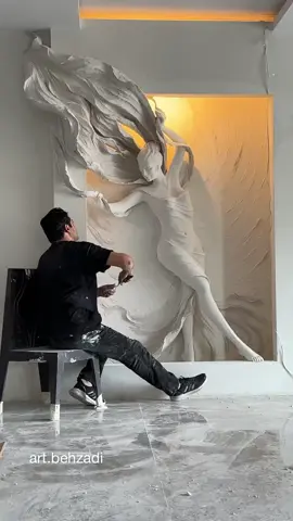 🔹Great Sculptor Relief art by Mr. Behzadi 🔹excellenttt, wonderful sculptures 🔹#artwork_in_studio 