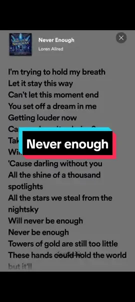 Part 56 | Never enough by Loren Allred #thegreatestshowmam #lorenallred #neverenough #songsmith #fyp 